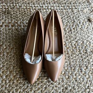 Franco Sarto wedges. Brand new never been worn. Tan. Size 7.5